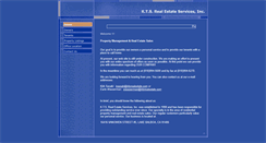 Desktop Screenshot of ktsrealestate.com